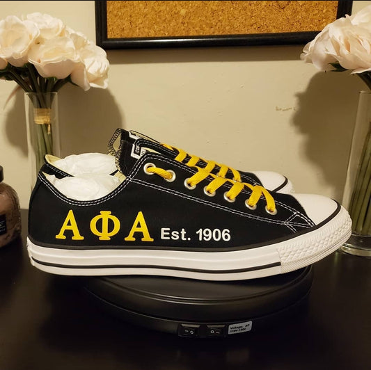 Alpha Phi Alpha Custom Converse